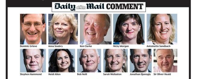 Daily Mail front page: Proud of yourselves?